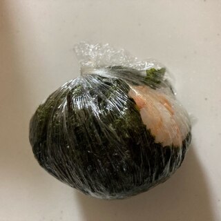 お弁当　レンコンと小松菜の鮭おにぎり＾＾